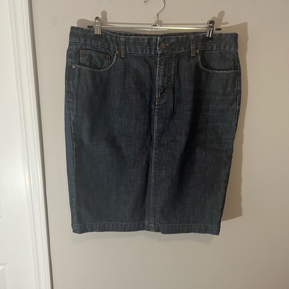 Express Denim Mini Skirt